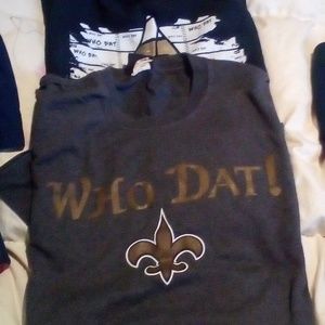 Saints tee shirts